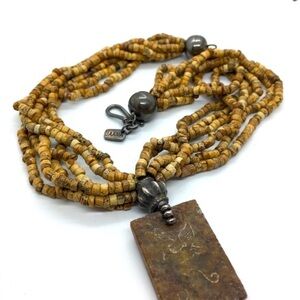 JAANA Stone Beads Necklace Handcrafted